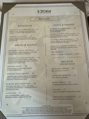 Menu photo 2 La Storia Ristorante Chicago, IL Menu photo 2 La Storia Ristorante Chicago, IL