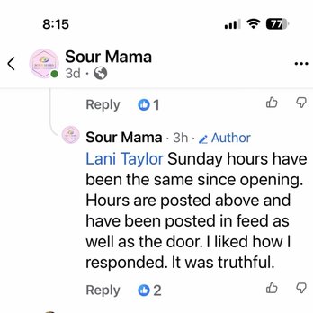Sour Mama - Message - Bakeries Near Me - Wyandotte, Michigan Sour Mama - Message - Bakeries Near Me - Wyandotte, Michigan