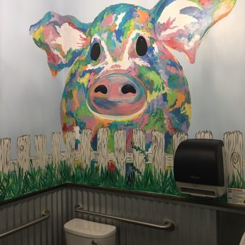 Johnny V's Smoke Shack - Bathroom art - Barbeque Near Me - Perry, Michigan Johnny V's Smoke Shack - Bathroom art - Barbeque Near Me - Perry, Michigan