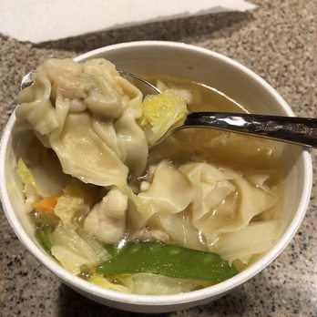 Hao Restaurant - Wor Won Ton Noodle Soup in the styrofoam container. - Chinese Near Me - Fountain Hills, Arizona Hao Restaurant - Wor Won Ton Noodle Soup in the styrofoam container. - Chinese Near Me - Fountain Hills, Arizona