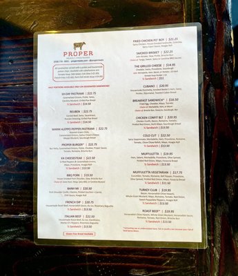 Menu photo 4 Proper Meats + Provisions Flagstaff, AZ Menu photo 4 Proper Meats + Provisions Flagstaff, AZ