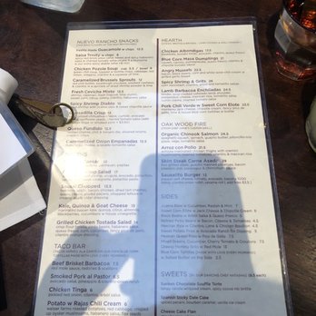 SAUSAL - Regular menu - Mexican Near Me - El Segundo, California