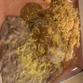 Azteca D'oro Mexican Restaurant Lakeland - Can you guess? Of course not! This is the lunch special tamale - Mexican Near Me - Lakeland, Florida