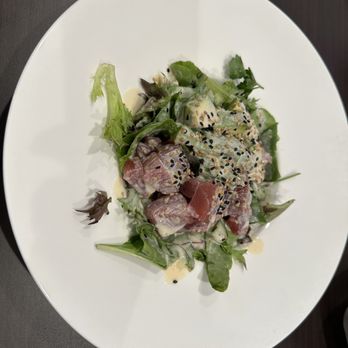 Saga Fusion - Tuna avocado salad (made without spicy Mayo for my mother in law) - Japanese Near Me - Mount Dora, Florida