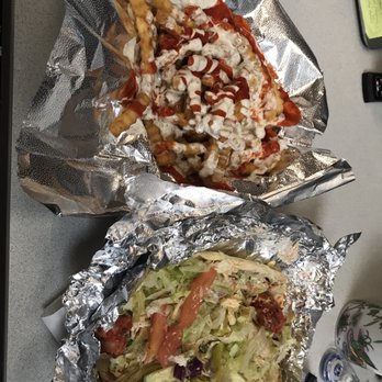 Hefty Gyros - Chicken gyro and special fries - Food Trucks Near Me