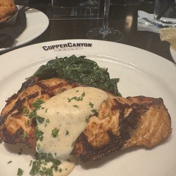 Copper Canyon Grill - Short Smoked Atlantic Salmon* - American Near Me - Lanham, Maryland Copper Canyon Grill - Short Smoked Atlantic Salmon* - American Near Me - Lanham, Maryland