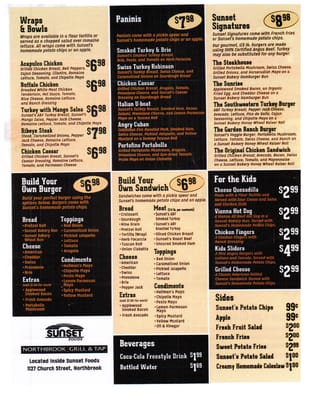 Menu photo 4 Sunset Foods Northbrook, IL