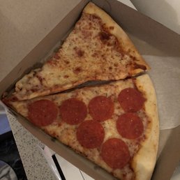 2 slices Regular Pizza Slice and Pepperoni slice $5.50 2 slices Regular Pizza Slice and Pepperoni slice $5.50