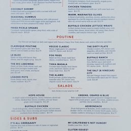 Menu July 2023