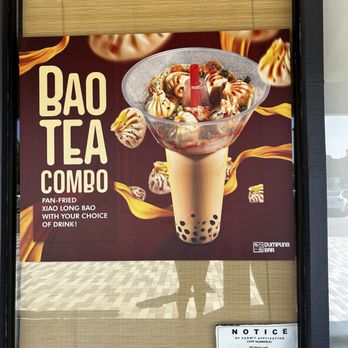 Dumpling Bar - Bao Tea Combo Item on the menu. - Chinese Near Me - Encinitas, California Dumpling Bar - Bao Tea Combo Item on the menu. - Chinese Near Me - Encinitas, California