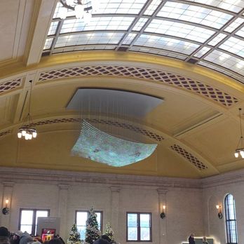 Union Depot - Cool ceiling light art! - Train Stations Near Me - Saint Paul, Minnesota Union Depot - Cool ceiling light art! - Train Stations Near Me - Saint Paul, Minnesota