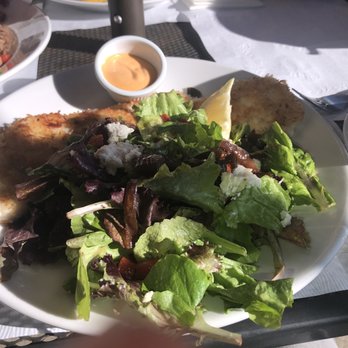 Red House Cafe - Pan Fried Calamari and Salad - Breakfast & Brunch Near Me - Pacific Grove, California Red House Cafe - Pan Fried Calamari and Salad - Breakfast & Brunch Near Me - Pacific Grove, California