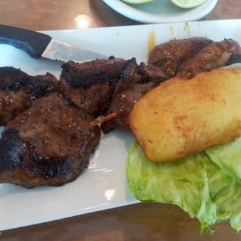 Sabor a Perú - Beef hearts - Peruvian Near Me - Miami, Florida Sabor a Perú - Beef hearts - Peruvian Near Me - Miami, Florida
