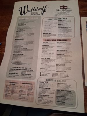 Menu photo 1 Walldorff Brew Pub & Bistro Hastings, MI Menu photo 1 Walldorff Brew Pub & Bistro Hastings, MI