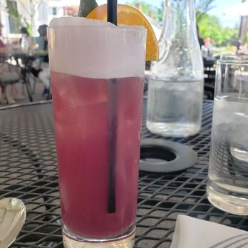The Charles - The delicious Charlotte's Web mocktail, made of hibiscus tea, orgeat syrup, lime, and pineapple. - American Near Me - Wethersfield, Connecticut The Charles - The delicious Charlotte's Web mocktail, made of hibiscus tea, orgeat syrup, lime, and pineapple. - American Near Me - Wethersfield, Connecticut