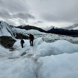 Tim and my fiancee leading the way