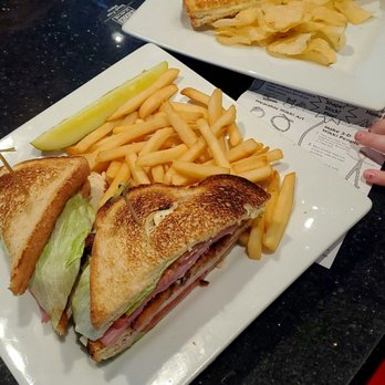 Keke's Breakfast Cafe - Club sandwich upgrade to.fries and kids grilled cheese with chips in the back. Both fantastic! - Breakfast & Brunch Near Me - Riverview, Florida Keke's Breakfast Cafe - Club sandwich upgrade to.fries and kids grilled cheese with chips in the back. Both fantastic! - Breakfast & Brunch Near Me - Riverview, Florida