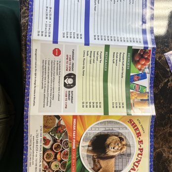 Sher-E-Punjab - 2023 menu of sher e Punjab -- prices are high.., - Indian Near Me - Edison, New Jersey Sher-E-Punjab - 2023 menu of sher e Punjab -- prices are high.., - Indian Near Me - Edison, New Jersey