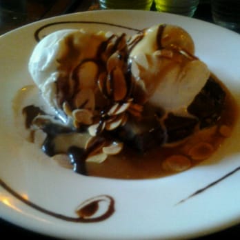 Pascucci - Toffee brownie with vanilla gelato, sooo good! - Italian Near Me - Santa Barbara, California