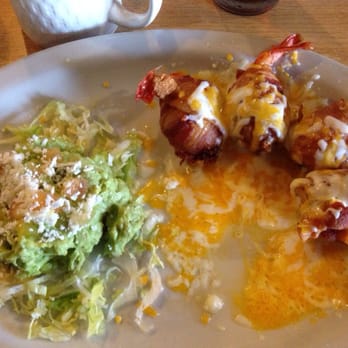 Nana's Kitchen - Cheese bacon wrapped shrimp w/guac salad! - Mexican Near Me - Tucson, Arizona Nana's Kitchen - Cheese bacon wrapped shrimp w/guac salad! - Mexican Near Me - Tucson, Arizona