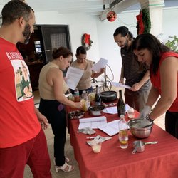 Ayesha's Kitchen - The team in action