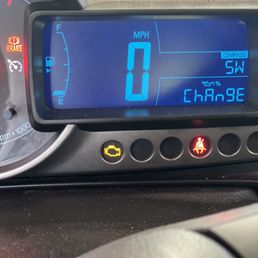 Engine warning light Engine warning light