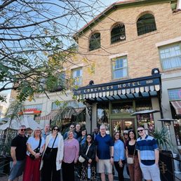 The start of our tour at the historic Hotel Congress.