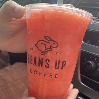 BeansUp Coffee - Strawberry lemonade freeze - Coffee & Tea Near Me - Missouri City, Texas BeansUp Coffee - Strawberry lemonade freeze - Coffee & Tea Near Me - Missouri City, Texas