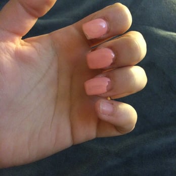 Instyle Nail Spa - My nails after exactly 7 days. I can't believe I paid 40$ for this..Wrote a review on my page, check it out. - Nail Salons Near Me - Highland, California