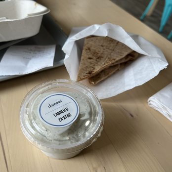 Damoori Kitchen - Labneh and Za'atar with pita- one of the sides - Caterers Near Me - Seattle, Washington Damoori Kitchen - Labneh and Za'atar with pita- one of the sides - Caterers Near Me - Seattle, Washington