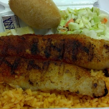 Fish-O-Licious - Grilled filet of sole, cajun style. Good! - Seafood Near Me - Los Angeles, California