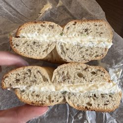 Original Bagel & Bialy - Rye Bagel & Chive Spread