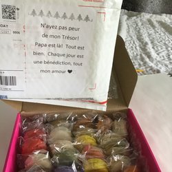 Dulcet Macarons - Don’t be afraid my Treasure!  Papa is here! Everything is good. Every day is a blessing, all my love... what a wonderful surprise! Delicious