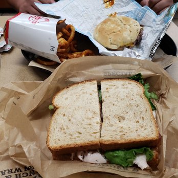 Arbys - Roast Turkey Ranch & Bacon Sandwich & something pathetic behind it, lol. - Fast Food Near Me - Tucumcari, New Mexico