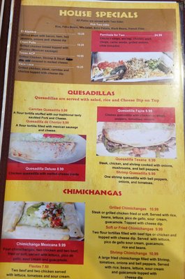 Menu photo 1 Agave Mexican Bar & Grill Wendell, NC