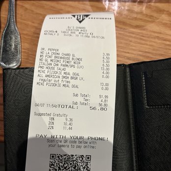 BJ's Restaurant & Brewhouse - Great value for everything we got - New American Near Me - Oxnard, California