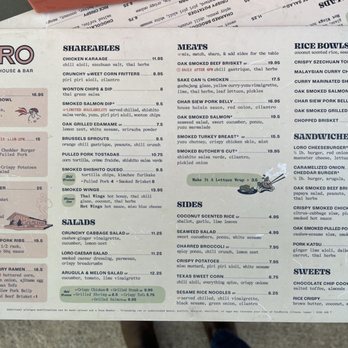 Loro Asian Smokehouse & Bar - Menu - Smokehouse Near Me - Austin, Texas