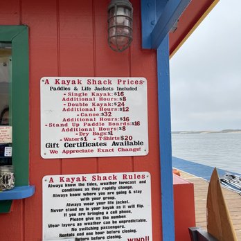 A Kayak Shack - Kayak shack prices - Rafting/Kayaking Near Me - Morro Bay, California