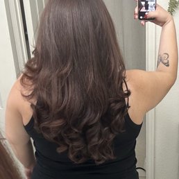 Layers, bouncy curls Layers, bouncy curls