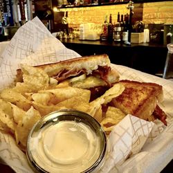 Rusted Nail - Sandwich from menu: pickle n onion grilled cheese