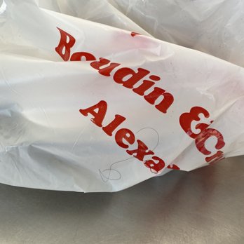 Quebedeaux's Boudin & Cracklins - The bag they gave my food in - Cajun/Creole Near Me - Alexandria, Louisiana Quebedeaux's Boudin & Cracklins - The bag they gave my food in - Cajun/Creole Near Me - Alexandria, Louisiana