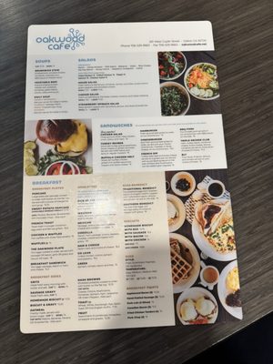 Menu photo 1 Oakwood Cafe Dalton, GA