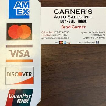 Garner’s Auto Sales - Used Car Dealers Near Me - Loganville, Georgia Garner’s Auto Sales - Used Car Dealers Near Me - Loganville, Georgia