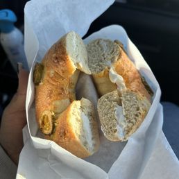 Jalapeño Bagel with Cream Cheese Jalapeño Bagel with Cream Cheese