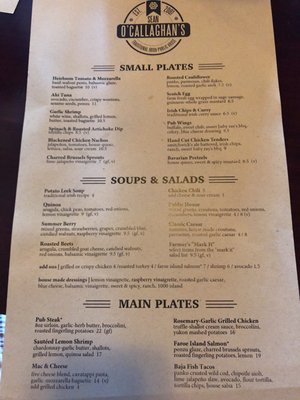 Menu photo 6 Sean O'Callaghan's Plymouth, MI Menu photo 6 Sean O'Callaghan's Plymouth, MI