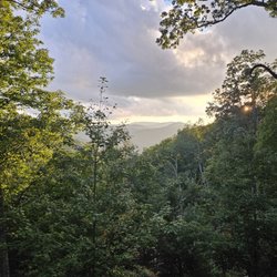 Lazy Bear Lodge Bed & Breakfast - The view from the private balcony at the Black Bear room.