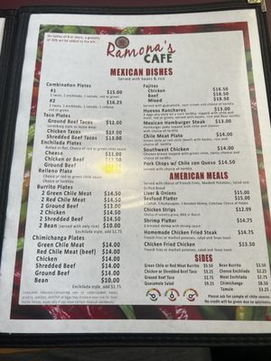 Menu photo 7 Ramona's Cafe Lordsburg, NM Menu photo 7 Ramona's Cafe Lordsburg, NM
