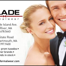 Slade Formalwear - 2 locations 227 Rhode Island Ave Fall River, MA and 331B State Road North Dartmouth MA (in the JD Byrider  building)