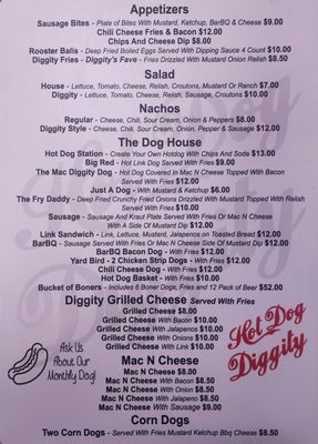Menu photo 2 Hot Dog Diggity Quinlan, TX