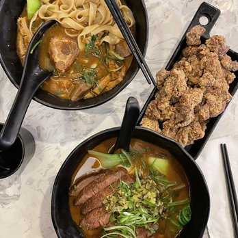 Uno Beef Noodle - Beef, Tendon, Tripe Noodle Soup, Uno Steak Noodle Soup, Popcorn Chicken - Noodles Near Me - Richmond, British Columbia